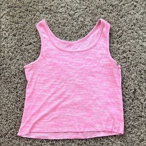 Pink Sleeveless Tank Top